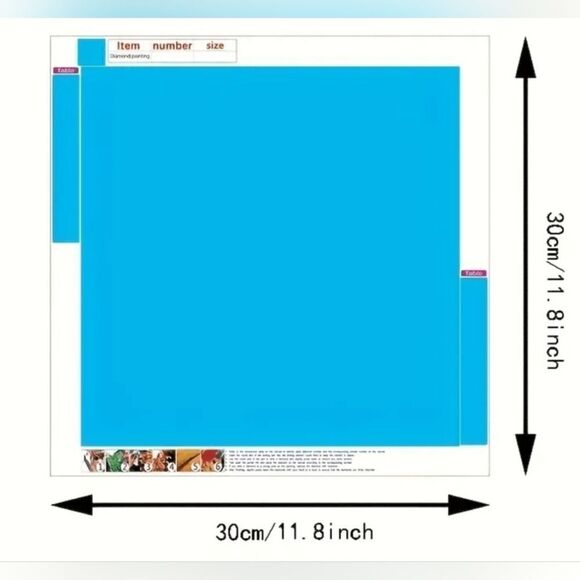 Diamond Painting Kit, cooker spaniel dog, measures 30 x 30 cm - Picture 4 of 4